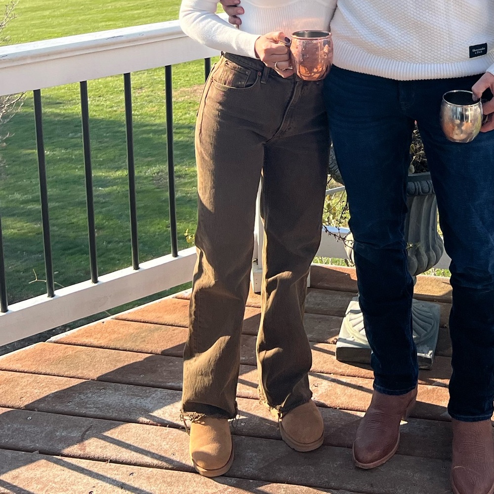 Abercrombie & Fitch Brown Women Jeans